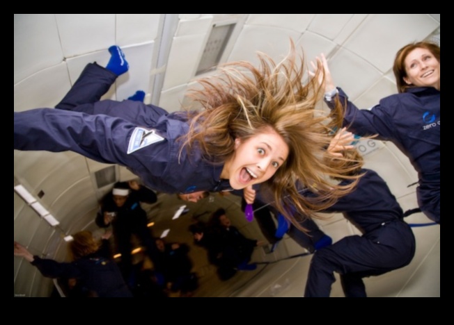 Bezsvara ceļojumi: uz nulles gravitācijas kosmosa kuģiem