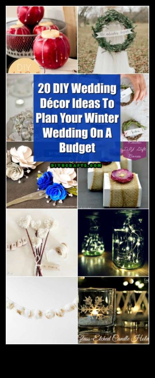 Ziemas brīnumzemes kāzas: ar rokām darināti amatniecības izstrādājumi maģiskai ceremonijai