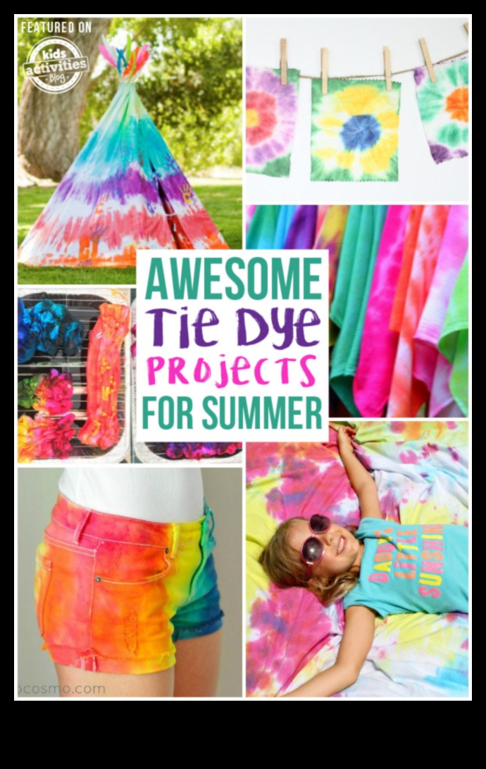 Bērnu kaklasaišu krāsojums: krāsainu valkājamu izstrādājumu izgatavošana