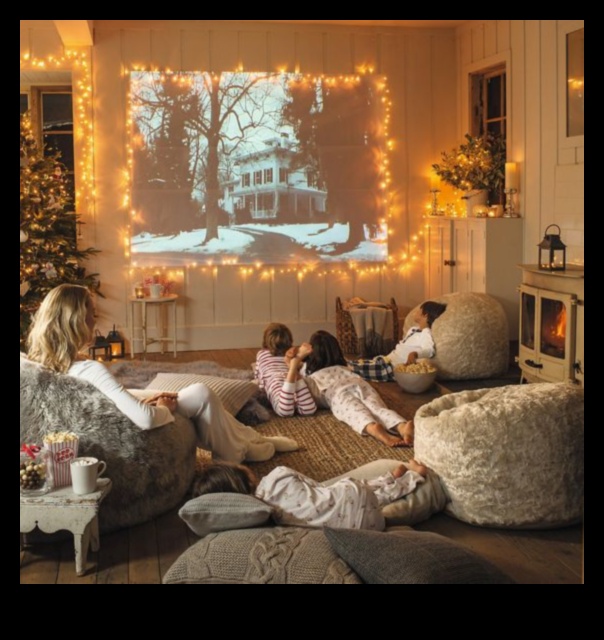 Mājīgs Ziemassvētku filmu vakars: DIY amatniecība svētku filmu maratonam