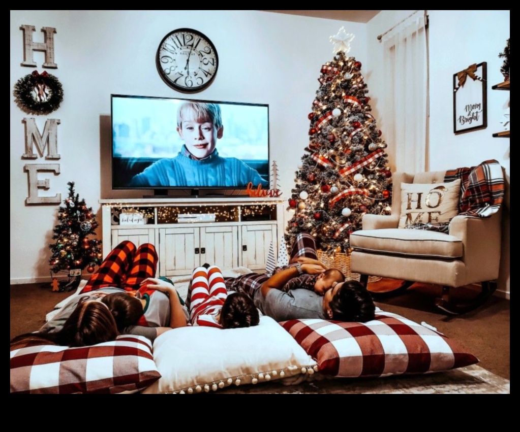 Mājīgs Ziemassvētku filmu vakars: DIY amatniecība svētku filmu maratonam