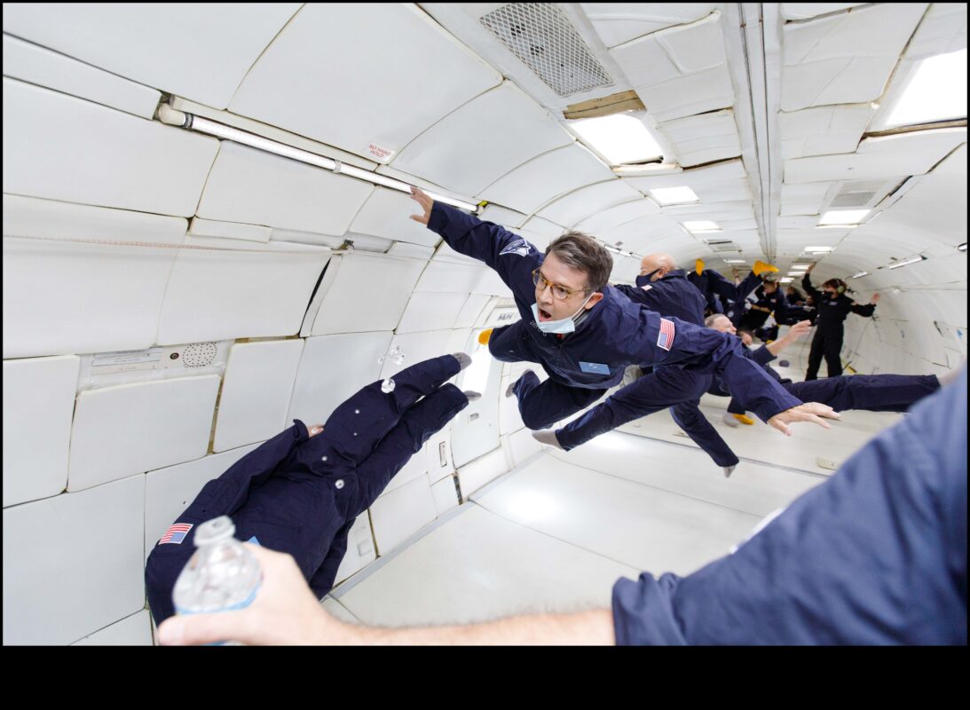 Bezsvara ceļojumi: uz nulles gravitācijas kosmosa kuģiem